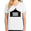 1-DAY RUSH NO MINIMUM Ladies V-Neck Short Sleeve T-Shirt Thumbnail