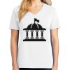 1-DAY RUSH NO MINIMUM Ladies V-Neck Short Sleeve T-Shirt Thumbnail