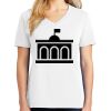 1-DAY RUSH NO MINIMUM Ladies V-Neck Short Sleeve T-Shirt Thumbnail