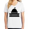 1-DAY RUSH NO MINIMUM Ladies V-Neck Short Sleeve T-Shirt Thumbnail