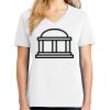 1-DAY RUSH NO MINIMUM Ladies V-Neck Short Sleeve T-Shirt Thumbnail