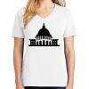 1-DAY RUSH NO MINIMUM Ladies V-Neck Short Sleeve T-Shirt Thumbnail