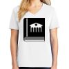 1-DAY RUSH NO MINIMUM Ladies V-Neck Short Sleeve T-Shirt Thumbnail