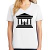 1-DAY RUSH NO MINIMUM Ladies V-Neck Short Sleeve T-Shirt Thumbnail