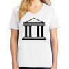1-DAY RUSH NO MINIMUM Ladies V-Neck Short Sleeve T-Shirt Thumbnail