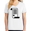 1-DAY RUSH NO MINIMUM Ladies V-Neck Short Sleeve T-Shirt Thumbnail