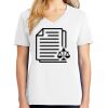 1-DAY RUSH NO MINIMUM Ladies V-Neck Short Sleeve T-Shirt Thumbnail