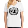 1-DAY RUSH NO MINIMUM Ladies V-Neck Short Sleeve T-Shirt Thumbnail