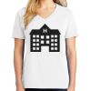 1-DAY RUSH NO MINIMUM Ladies V-Neck Short Sleeve T-Shirt Thumbnail