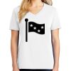 1-DAY RUSH NO MINIMUM Ladies V-Neck Short Sleeve T-Shirt Thumbnail