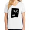 1-DAY RUSH NO MINIMUM Ladies V-Neck Short Sleeve T-Shirt Thumbnail