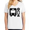 1-DAY RUSH NO MINIMUM Ladies V-Neck Short Sleeve T-Shirt Thumbnail