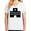 1-DAY RUSH NO MINIMUM Ladies V-Neck Short Sleeve T-Shirt Thumbnail