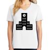 1-DAY RUSH NO MINIMUM Ladies V-Neck Short Sleeve T-Shirt Thumbnail