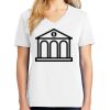 1-DAY RUSH NO MINIMUM Ladies V-Neck Short Sleeve T-Shirt Thumbnail
