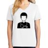 1-DAY RUSH NO MINIMUM Ladies V-Neck Short Sleeve T-Shirt Thumbnail