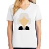 1-DAY RUSH NO MINIMUM Ladies V-Neck Short Sleeve T-Shirt Thumbnail