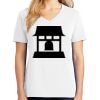1-DAY RUSH NO MINIMUM Ladies V-Neck Short Sleeve T-Shirt Thumbnail