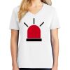 1-DAY RUSH NO MINIMUM Ladies V-Neck Short Sleeve T-Shirt Thumbnail