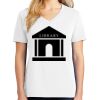 1-DAY RUSH NO MINIMUM Ladies V-Neck Short Sleeve T-Shirt Thumbnail
