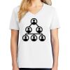 1-DAY RUSH NO MINIMUM Ladies V-Neck Short Sleeve T-Shirt Thumbnail