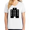 1-DAY RUSH NO MINIMUM Ladies V-Neck Short Sleeve T-Shirt Thumbnail