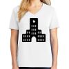 1-DAY RUSH NO MINIMUM Ladies V-Neck Short Sleeve T-Shirt Thumbnail