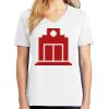 1-DAY RUSH NO MINIMUM Ladies V-Neck Short Sleeve T-Shirt Thumbnail