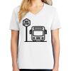 1-DAY RUSH NO MINIMUM Ladies V-Neck Short Sleeve T-Shirt Thumbnail