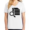1-DAY RUSH NO MINIMUM Ladies V-Neck Short Sleeve T-Shirt Thumbnail