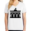1-DAY RUSH NO MINIMUM Ladies V-Neck Short Sleeve T-Shirt Thumbnail