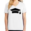 1-DAY RUSH NO MINIMUM Ladies V-Neck Short Sleeve T-Shirt Thumbnail