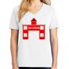 1-DAY RUSH NO MINIMUM Ladies V-Neck Short Sleeve T-Shirt Thumbnail