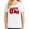 1-DAY RUSH NO MINIMUM Ladies V-Neck Short Sleeve T-Shirt Thumbnail