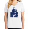 1-DAY RUSH NO MINIMUM Ladies V-Neck Short Sleeve T-Shirt Thumbnail