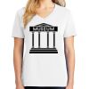 1-DAY RUSH NO MINIMUM Ladies V-Neck Short Sleeve T-Shirt Thumbnail