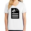 1-DAY RUSH NO MINIMUM Ladies V-Neck Short Sleeve T-Shirt Thumbnail