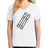 1-DAY RUSH NO MINIMUM Ladies V-Neck Short Sleeve T-Shirt Thumbnail