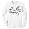 1-DAY NO MINIMUM Youth Long Sleeve Crewneck T-Shirt Thumbnail