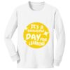 1-DAY NO MINIMUM Youth Long Sleeve Crewneck T-Shirt Thumbnail