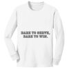 1-DAY NO MINIMUM Youth Long Sleeve Crewneck T-Shirt Thumbnail