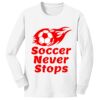 1-DAY NO MINIMUM Youth Long Sleeve Crewneck T-Shirt Thumbnail