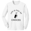 1-DAY NO MINIMUM Youth Long Sleeve Crewneck T-Shirt Thumbnail