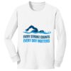 1-DAY NO MINIMUM Youth Long Sleeve Crewneck T-Shirt Thumbnail