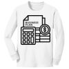 1-DAY NO MINIMUM Youth Long Sleeve Crewneck T-Shirt Thumbnail