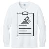1-DAY NO MINIMUM Youth Long Sleeve Crewneck T-Shirt Thumbnail