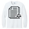 1-DAY NO MINIMUM Youth Long Sleeve Crewneck T-Shirt Thumbnail