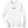 1-DAY RUSH NO MINIMUM Ladies Long Sleeve Crew Neck T-Shirt Thumbnail