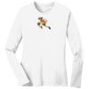 1-DAY RUSH NO MINIMUM Ladies Long Sleeve Crew Neck T-Shirt Thumbnail