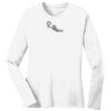 1-DAY RUSH NO MINIMUM Ladies Long Sleeve Crew Neck T-Shirt Thumbnail